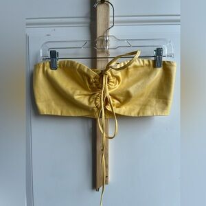 Pretty Little Thing | Pull front Zip back tube top | Size 4